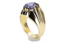 Ring Vintage Schmuck Alexandrit 14 Karat Gelbgold vrc016y